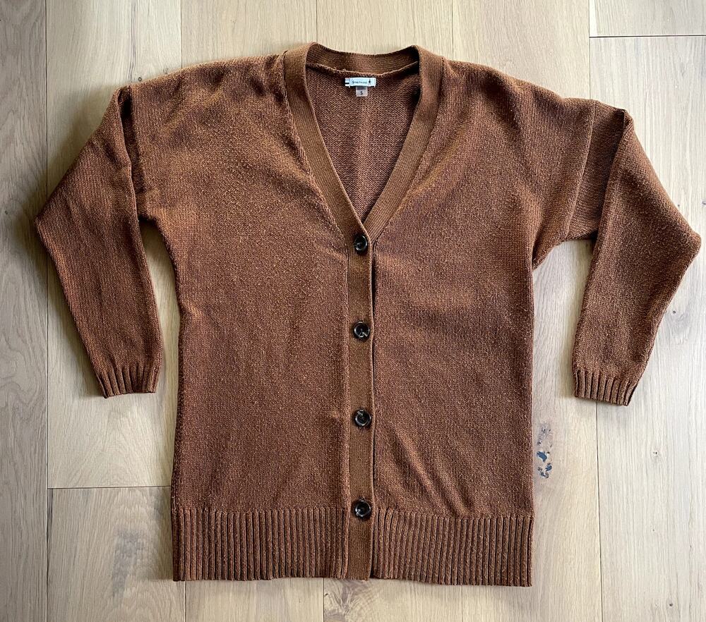 Smartwool Cozy Lodge Cardigan - Women's Size Small - Acorn